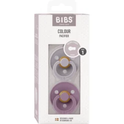 BIBS® Fopspeen Colour Fossil Grey & Mauve 0-6 Maanden, 2 Stuks. -Lief En Klein bibs fopspeen colour fossil grey amp mauve 0 6 maanden 2 stuks a379214 2