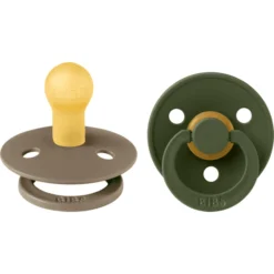 BIBS® Fopspeen Colour Hunter Green & Dark Oak 6-18 Maanden, 2 Stuks. -Lief En Klein bibs fopspeen colour hunter green amp dark oak 6 18 maanden 2 stuks a369823 1