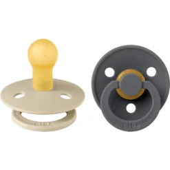 BIBS® Fopspeen Colour IJzer & Vanille 0-6 Maanden, 2 St.