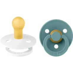 BIBS® Fopspeen Colour Island Zee & White 0-6 Maanden, 2 St.