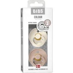 BIBS Fopspeen Colour Ivoor / Blush 6-18 Maanden, 2 St. -Lief En Klein bibs fopspeen colour ivoor blush 6 18 maanden 2 st a320787 2