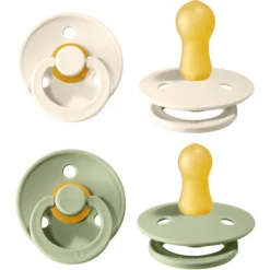 BIBS Fopspeen Colour Ivoor/Sage 6-18 Maanden, 4 St. -Lief En Klein bibs fopspeen colour ivoor sage 6 18 maanden 4 st a321077 2