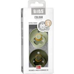 BIBS Fopspeen Colour Sage / Hunter Green 0-6 Maanden, 2 Stuks. -Lief En Klein bibs fopspeen colour sage hunter green 0 6 maanden 2 stuks a320763 2