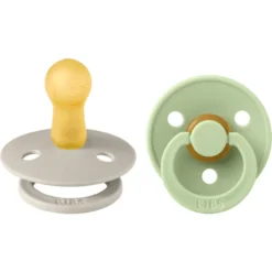 BIBS® Fopspeen Colour Sand / Pistachio 6-18 Maanden, 2 Stuks. -Lief En Klein bibs fopspeen colour sand pistachio 6 18 maanden 2 stuks a395057 3