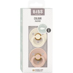 BIBS® Fopspeen Colour Symmetrische Speen Ivoor & Blush 0-6 Maanden, 2st. -Lief En Klein bibs fopspeen colour symmetrische speen ivoor amp blush 0 6 maanden 2st a390038 3