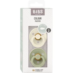 BIBS® Fopspeen Colour Symmetrische Speen Sage & Ivory 6-18 Maanden, 2st. -Lief En Klein bibs fopspeen colour symmetrische speen sage amp ivory 6 18 maanden 2st a390056 3