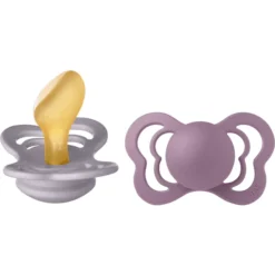 BIBS® Fopspeen Couture Fossil Grey & Mauve Latex 6-18 Maanden, 2 Stuks. -Lief En Klein bibs fopspeen couture fossil grey amp mauve latex 6 18 maanden 2 stuks a379262 3