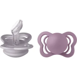 BIBS® Fopspeen Couture Fossil Grey & Mauve Silicone 0-6 Maanden, 2st. -Lief En Klein bibs fopspeen couture fossil grey amp mauve silicone 0 6 maanden 2st a379258 3