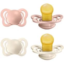 BIBS Fopspeen Couture Ivoor / Blush Latex 0-6 Maanden, 4 St. 8 BIBS Fopspeen Couture Ivoor / Blush Latex 0-6 Maanden, 4 St. -Lief En Klein bibs fopspeen couture ivoor blush latex 0 6 maanden 4 st a321171 3