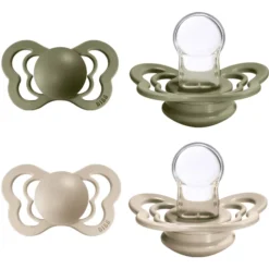 BIBS Fopspeen Couture Olive / Vanille Siliconen 6-36 Maanden, 4 St. -Lief En Klein bibs fopspeen couture olive vanille siliconen 6 36 maanden 4 st a321178 3