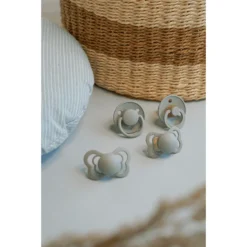 BIBS Fopspeen De Lux Ivoor / Salie 0-36 Mnd, 2 St. -Lief En Klein bibs fopspeen de lux ivoor salie 0 36 mnd 2 st a320822 3