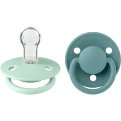 BIBS Fopspeen De Lux Nordic Mint & Island Sea 0-36 Maanden, 2 St.