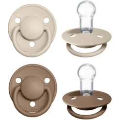 BIBS Fopspeen De Lux Vanille / Donkere Eik 0-36 Maanden, 4 St. -Lief En Klein bibs fopspeen de lux vanille donkere eik 0 36 maanden 4 st a321144 2