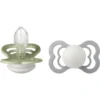 BIBS Fopspeen Supreme Sage En Cloud Glow Silicone 6-36 Maanden, 2 Stuks