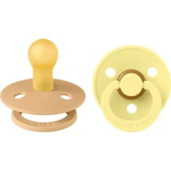 BIBS Soother Colour Desert Sand & Sunshine 0-6 Maanden, 2 Stuks. -Lief En Klein bibs soother colour desert sand amp sunshine 0 6 maanden 2 stuks a354522 3