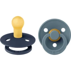 BIBS Soother Colour Diep Space / Petrol 0-6 Maanden, 2 Stuks.