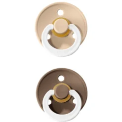 BIBS Soother Colour Donkere Eik / Vanille Night 6-18 Maanden, 2 St. -Lief En Klein bibs soother colour donkere eik vanille night 6 18 maanden 2 st a320792 3