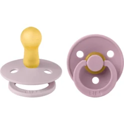 BIBS Soother Colour Dusky Lilac / Heather 6-18 Maanden, 2 Stuks. -Lief En Klein bibs soother colour dusky lilac heather 6 18 maanden 2 stuks a320783 4