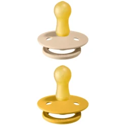 BIBS Soother Colour Mosterd / Vanille 0-6 Maanden, 2 Stuks. -Lief En Klein bibs soother colour mosterd vanille 0 6 maanden 2 stuks a320772 3