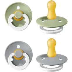 BIBS Soother Colour Sage / Wolk Night 0-6 Maanden, 4 St. -Lief En Klein bibs soother colour sage wolk night 0 6 maanden 4 st a321073 3