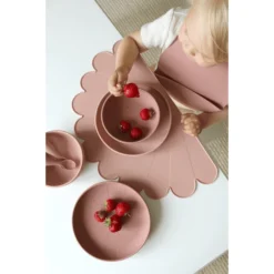 Cam Cam Copenhagen Cam Cam® COPENHAGEN Silicone Kom Bloem, Licht Roze, Set Van -Lief En Klein cam cam copenhagen silicone kom bloem licht roze set van a371023 3