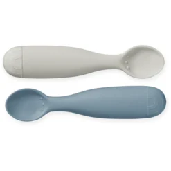 Cam Cam Copenhagen Cam Cam® COPENHAGEN Silicone Lepel Regenboog, Middernacht Blauw, Set Van