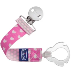 Chicco Fopspeenband Meisje Met Clip In Roze -Lief En Klein chicco fopspeenband meisje met clip in roze a313948 3