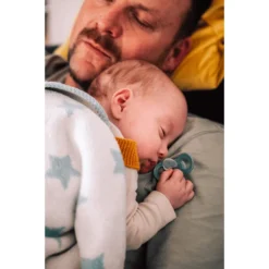 Dentistar Fopspeen Dag & Night Set, Blauw & Sterren 0-6 Maanden -Lief En Klein dentistar fopspeen dag amp night set blauw amp sterren 0 6 maanden a366521 1