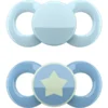 Dentistar Fopspeen Dag & Night Set, Blauw & Sterren 0-6 Maanden