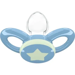 Dentistar Fopspeen Dag & Night Set, Blauw & Sterren 0-6 Maanden -Lief En Klein dentistar fopspeen dag amp night set blauw amp sterren 0 6 maanden a366521 2