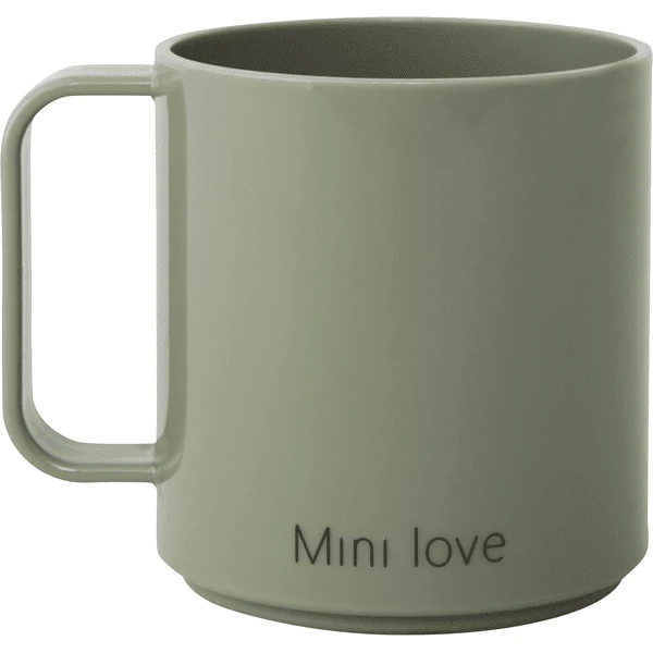 Design Letters Drinkbeker Mini Love Met Handvat In Forest Green 3 Design Letters Drinkbeker Mini Love Met Handvat In Forest Green - Afbeelding 3