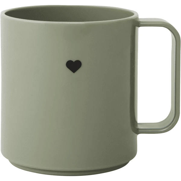Design Letters Drinkbeker Mini Love Met Handvat In Forest Green 4 Design Letters Drinkbeker Mini Love Met Handvat In Forest Green - Afbeelding 4