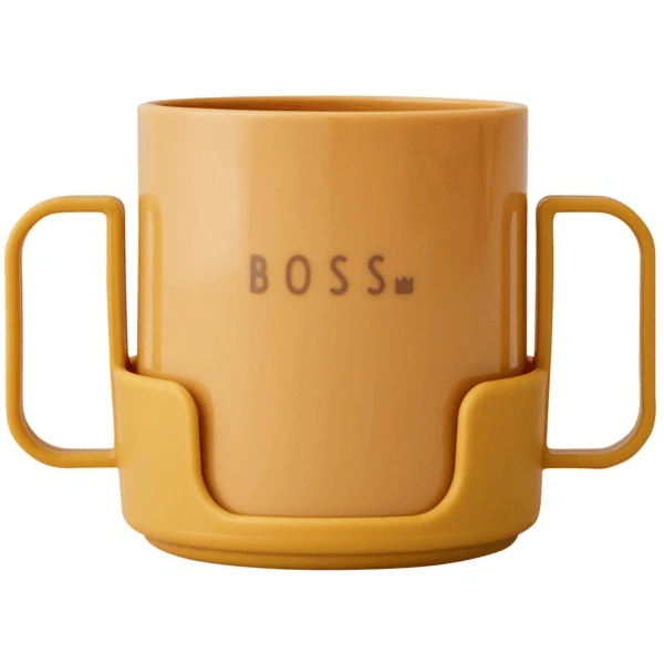 Design Letters Houder Voor Drinkbeker Voor Kinderen, Tritan, Mosterdgeel 4 Design Letters Houder Voor Drinkbeker Voor Kinderen, Tritan, Mosterdgeel - Afbeelding 4