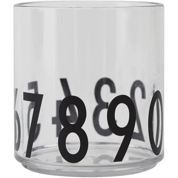 Design Letters Kinderen Die Glas Drinken Tritan Transparante Getallen 1 Design Letters Kinderen Die Glas Drinken Tritan Transparante Getallen