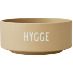 Design Letters Snackschaal, HYGEE, Porselein, Beige, 300 Ml