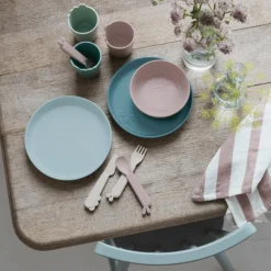 Done By Deer ™ Bord Kiddish 2-pack Elphee Groen -Lief En Klein done by deer bord kiddish 2 pack elphee groen a341385 1