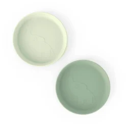 Done By Deer ™ Bord Kiddish 2-pack Elphee Groen -Lief En Klein done by deer bord kiddish 2 pack elphee groen a341385 3