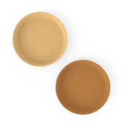 Done By Deer ™ Bord Kiddish 2-pack Elphee Mosterd Geel -Lief En Klein done by deer bord kiddish 2 pack elphee mosterd geel a341386 3