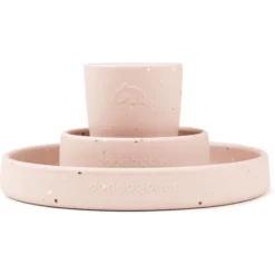 Done By Deer ™ Confetti Roze Siliconen Servies