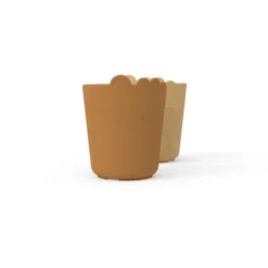 Done By Deer ™ Drinkbeker Kiddish 2-Pack Croco Mosterdgeel -Lief En Klein done by deer drinkbeker kiddish 2 pack croco mosterdgeel a341376 2