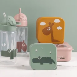 Done By Deer ™ Drinkfles Met Rietje Croco Groen -Lief En Klein done by deer drinkfles met rietje croco groen a340600 1