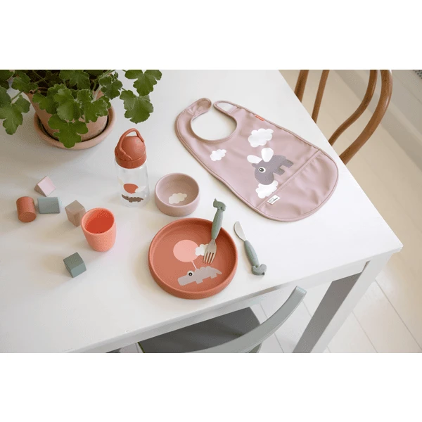 Done By Deer ™ Drinkfles Met Rietje Happy Clouds Papaja 2 Done By Deer ™ Drinkfles Met Rietje Happy Clouds Papaja - Afbeelding 2