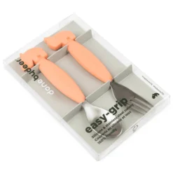 Done By Deer ™ Easy-grip Lepel En Vork Set, Hert Friends Koraal -Lief En Klein done by deer easy grip lepel en vork set hert friends koraal a373553 3