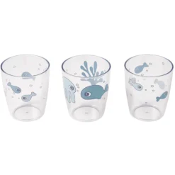 Done By Deer ™ Glazen Yummi Mini 3-pack Zee Friends In Blauw