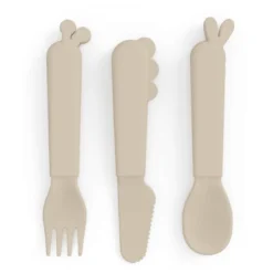 Done By Deer ™ Kiddish Deer Bestekset Friends Sand -Lief En Klein done by deer kiddish deer bestekset friends sand a341427 4