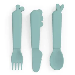 Done By Deer ™ Kiddish Hertenbestekset Friends Blauw -Lief En Klein done by deer kiddish hertenbestekset friends blauw a341389 4