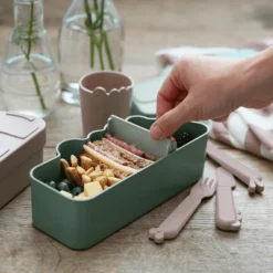 Done By Deer ™ Kiddish Lunch Box, Croco Papaya -Lief En Klein done by deer kiddish lunch box croco papaya a404689 3