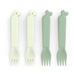 Done By Deer ™ Kiddish Vork 4-Pack Raffi Groen