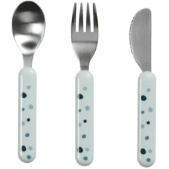 Done By Deer ™ Kinderbestek Dream Y Stippen Blauw Van De 6e Maand -Lief En Klein done by deer kinderbestek dream y stippen blauw van de 6e maand a286972 3