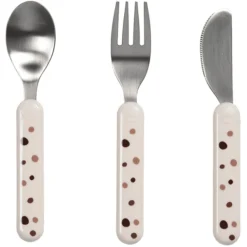 Done By Deer â„¢ Kinderbestek Dream Y Stippen Roze Van De 6e Maand